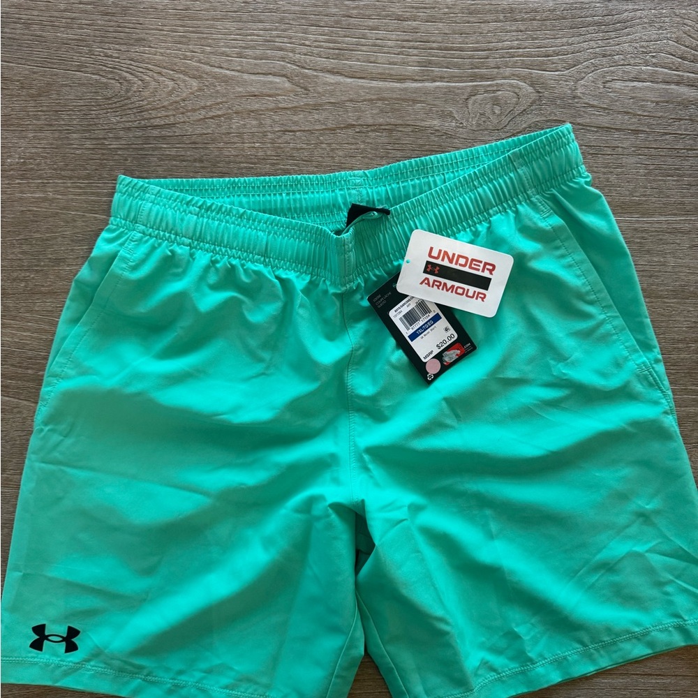 Under Armour Bright Green Athletic Shorts
